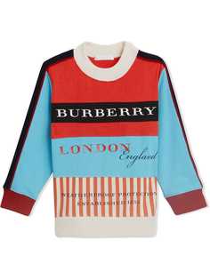 Burberry Kids толстовка с принтом логотипа