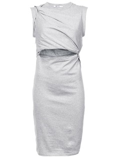 T By Alexander Wang трикотажное платье с запахом