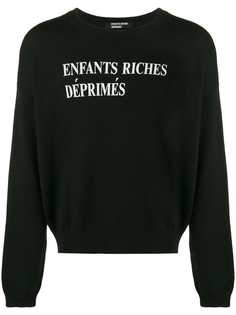 Enfants Riches Déprimés свитер с принтом логотипа