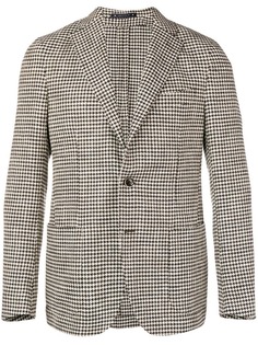 Bagnoli Sartoria Napoli single-breasted houndstooth blazer