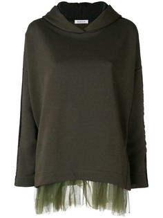 P.A.R.O.S.H. толстовка с капюшоном с многослойным эффектом