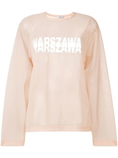 Misbhv Warszawa print T-shirt