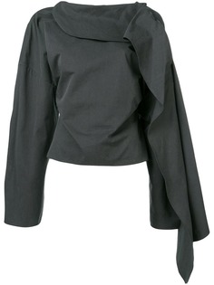 A.W.A.K.E. structured blouse
