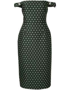 Alexa Chung fitted silhouette dress