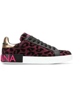 Dolce & Gabbana leopard print sneakers