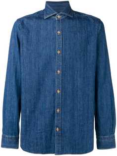 Barba джинсовая рубашка на пуговицах