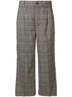 Bellerose crop checkered trousers