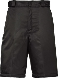 Prada Padded nylon gabardine Bermudas