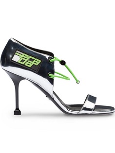 Prada elasticized cords sandals
