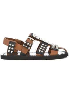Prada сандалии с заклепками