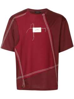 Indice Studio футболка с декоративной строчкой