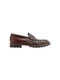 Fendi FF logo printed loafers