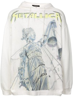 R13 толстовка с капюшоном и принтом Metallica