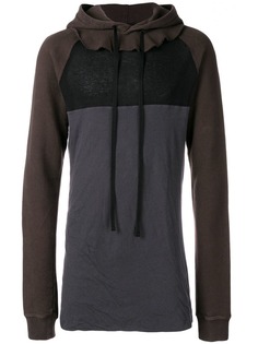 Unravel Project длинная толстовка кроя слим с капюшоном