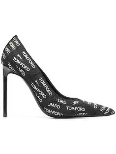 Tom Ford туфли с принтом логотипа