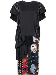 Carven платье-футболка средней длины