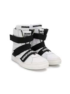 Dsquared2 Kids хайтопы на молнии спереди