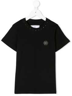 Philipp Plein Junior star appliqué T-shirt