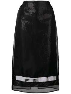 Brognano юбка-карандаш с пайетками