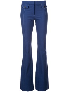 Derek Lam 10 Crosby Flare Trouser with Tab Details