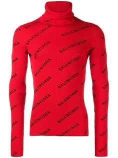 Balenciaga джемпер с логотипами