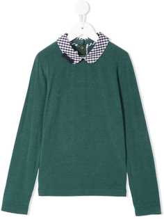 Familiar peter pan collar top