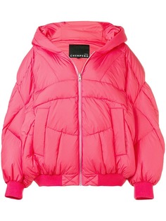 Cheng Peng пуховик с капюшоном