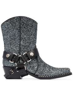 Miu Miu ковбойские сапоги 40 Glitter