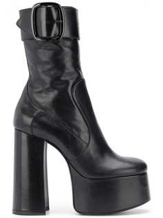 Saint Laurent сапоги Billy с платформой в подносочной части