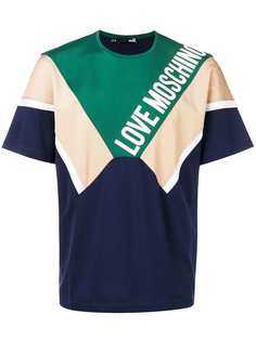 Love Moschino panelled colour block T-shirt