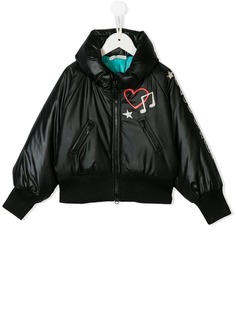 Raspberry Plum Chloe puffer jacket