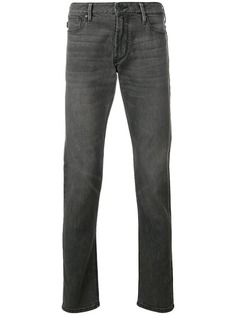 Emporio Armani джинсы узкого кроя с выцветшим эффектом