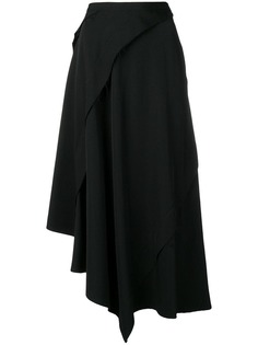Yohji Yamamoto асимметричная юбка миди