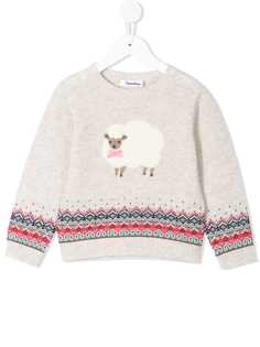 Familiar sheep knit sweater
