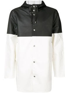Stutterheim contrast hooded raincoat