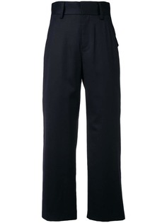 Comme Des Garçons Noir Kei Ninomiya брюки прямого кроя с завышенной талией