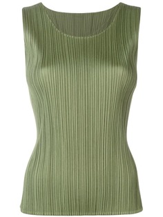 Pleats Please By Issey Miyake pleated tank top