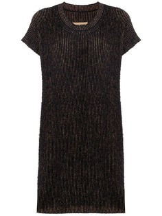 Uma Wang удлиненный свитер с короткими рукавами