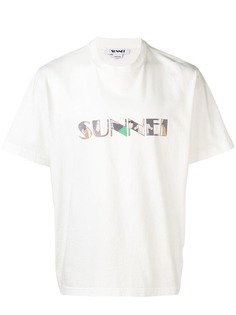 Sunnei футболка с длинными рукавами и логотипом