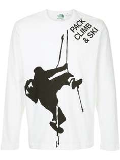 Junya Watanabe MAN футболка с принтом скалолаза