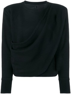 Unravel Project толстовка с драпировкой