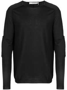 Damir Doma свитер Damir Doma x Lotto с заплатками на рукавах