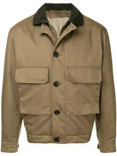 Lemaire куртка-бомбер с карманами с клапанами