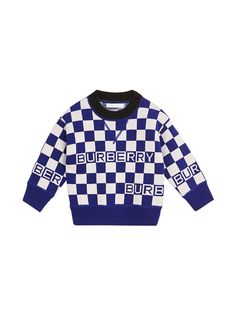 Burberry Kids свитер в шашечку