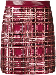 Elisabetta Franchi юбка с декором из пайеток