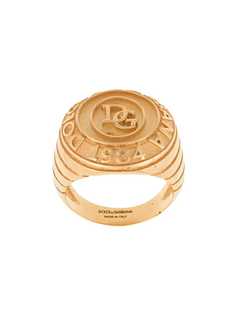 Dolce & Gabbana logo engraved ring