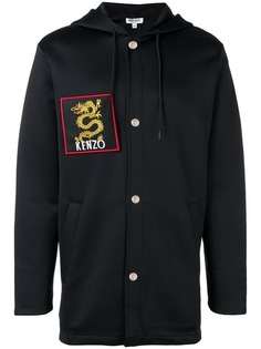 Kenzo толстовка с капюшоном и заплаткой с логотипом