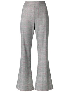 Vivetta расклешенные брюки в клетку