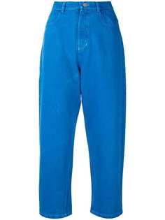 Anntian укороченные широкие джинсы