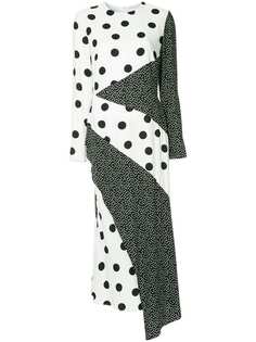 Semsem polka dot block dress